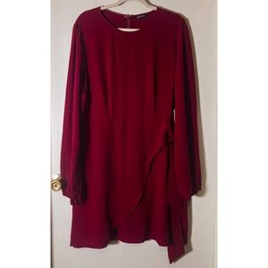 NWOT Racheal Burgundy Dress